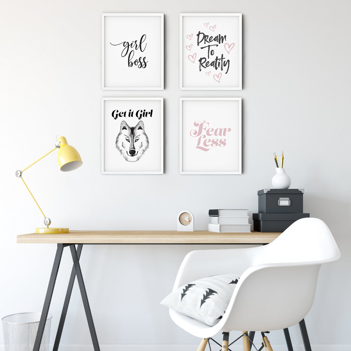 Set of 4 Chance-taker Wall Art