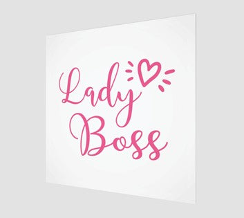 Set of 4 Femmepreneur Wall Art