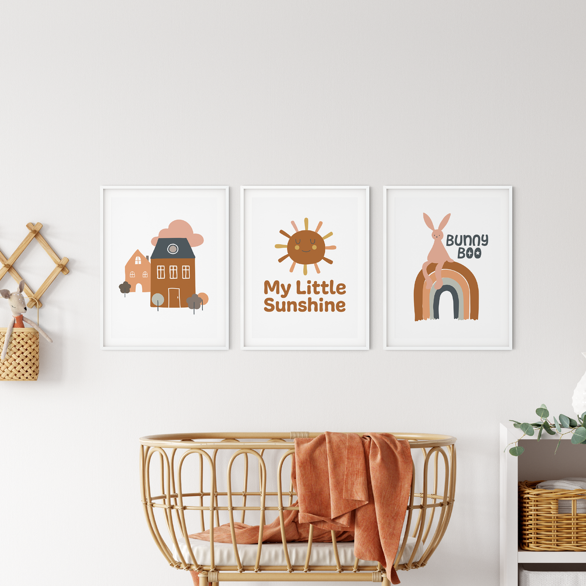 Set of 3 Wall Art - Copper Collection